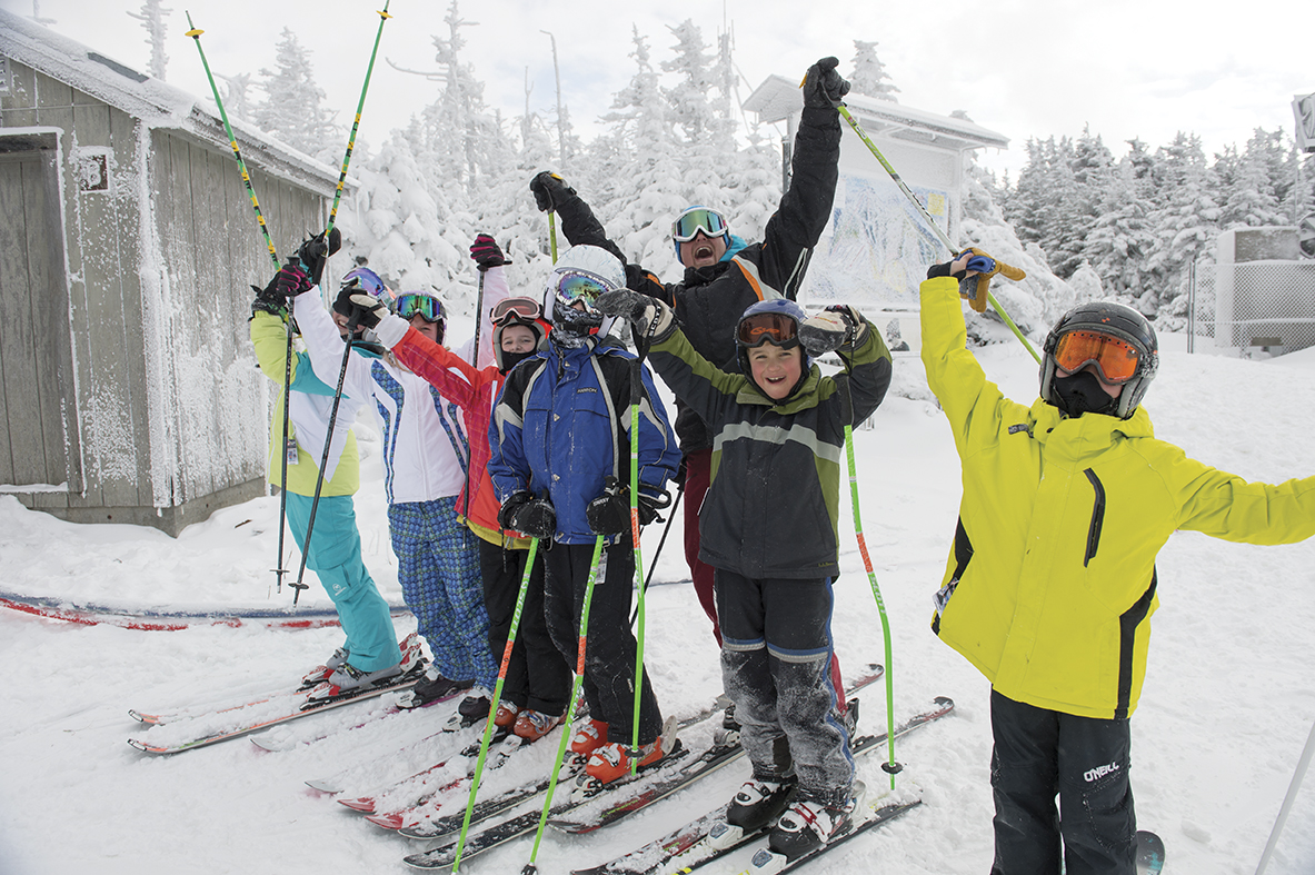 skiing in Cannon & Waterville