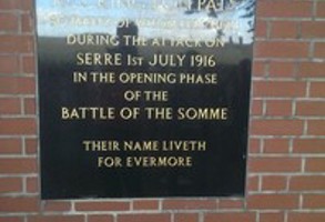 Somme Accrington Pals Memorial