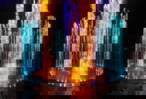 China Fountain Light Show