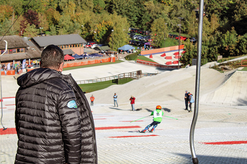 Mark from ESSKIA looks on as the races begin.