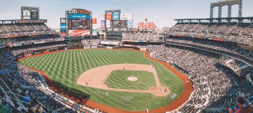The Citi Field baseball stadium in Queens, New York