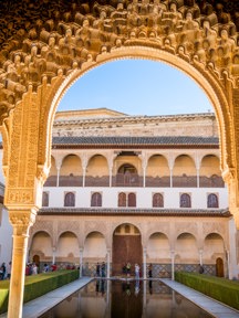 Granada Alhambra Court Of Myrtles
