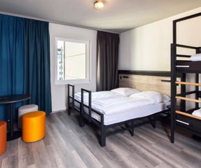 shared accommodation with bunk bed and double | Equity - the school travel people
