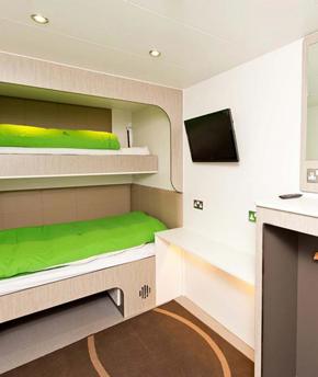 YHA Eden Project Bedroom