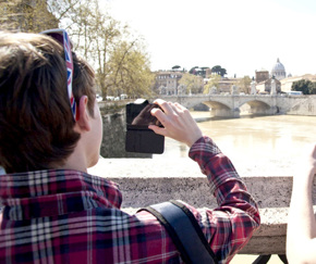 male student taking photo of landmarks | Equity - the school travel people